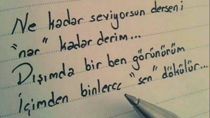 Daha önce birine aşkınızdan i̇lham alıp şiir yazdınız mı?