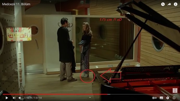 Hande erçel nasil 1.75 m oliyior bu kiz en fazla 1.67 m?