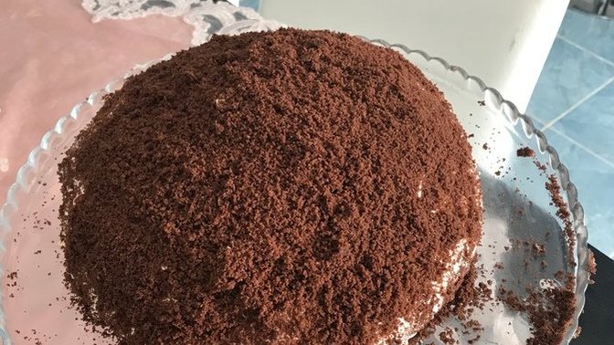 Karantina da bir Köstebek pastası sizce nasıl görünüyor?