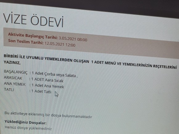 Birbiriyle uyumlu yemek önerileriniz nelerdir?