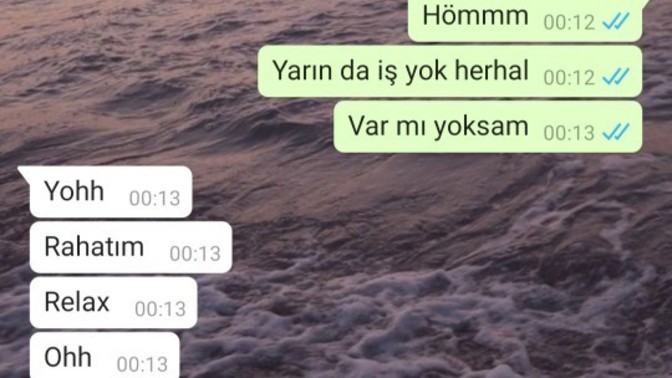 Bir erkek neden duş aldığını haber verir?