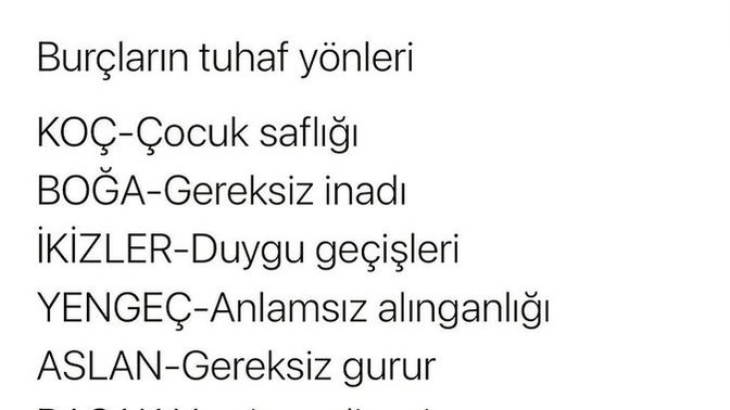 Burcunuza göre tuhaf yönünüz nedir?