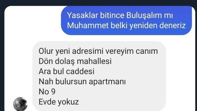 Eski sevgiliniz ev adresinizi biliyor mu?