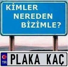 Kimler nereden bizimle?