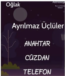 Senin için ayrılmaz üçlü nedir?