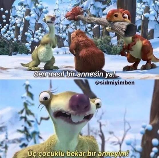En sevdiğiniz Buz Devri kurgusal karakteri hangisi?