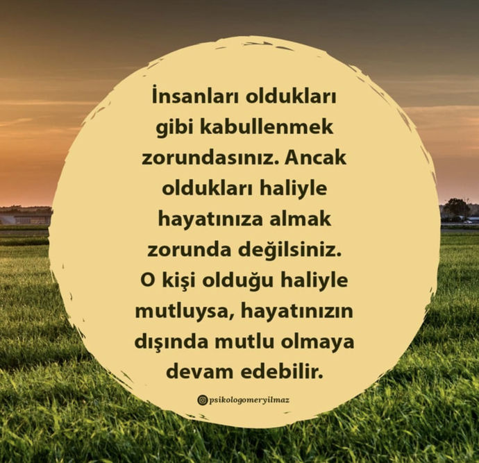 İnsanları oldukları gibi kabul etmekte ne kadar dürüstsün?