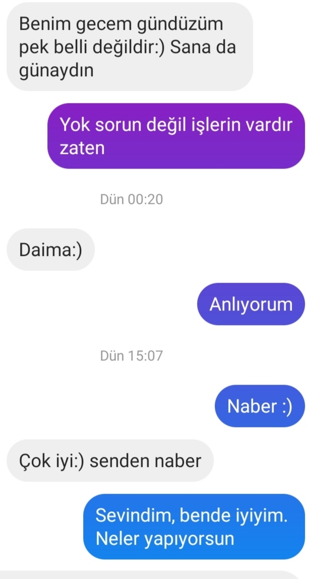 Böyle konuşan birine kendisinden hoşlandığımı söylemeli miyim sizce?