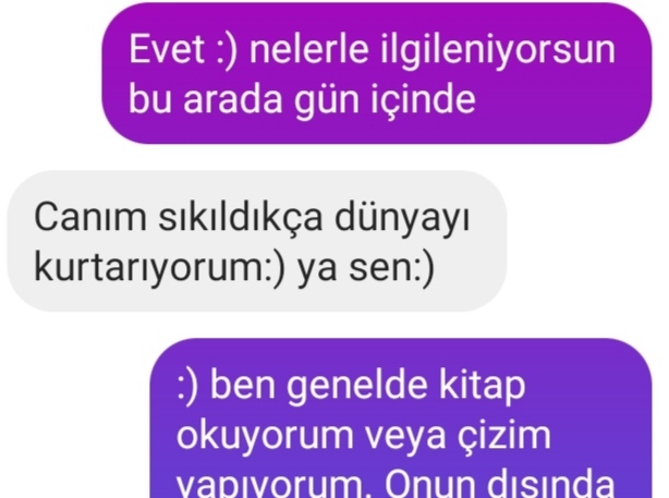 Böyle konuşan birine kendisinden hoşlandığımı söylemeli miyim sizce?