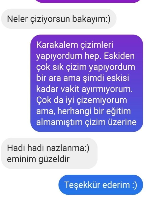 Böyle konuşan birine kendisinden hoşlandığımı söylemeli miyim sizce?