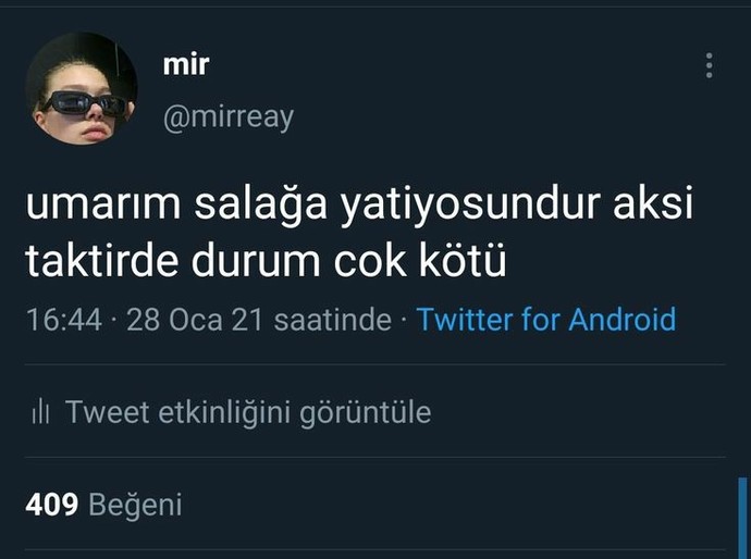 Salağa yatıyor musunuz bazen?