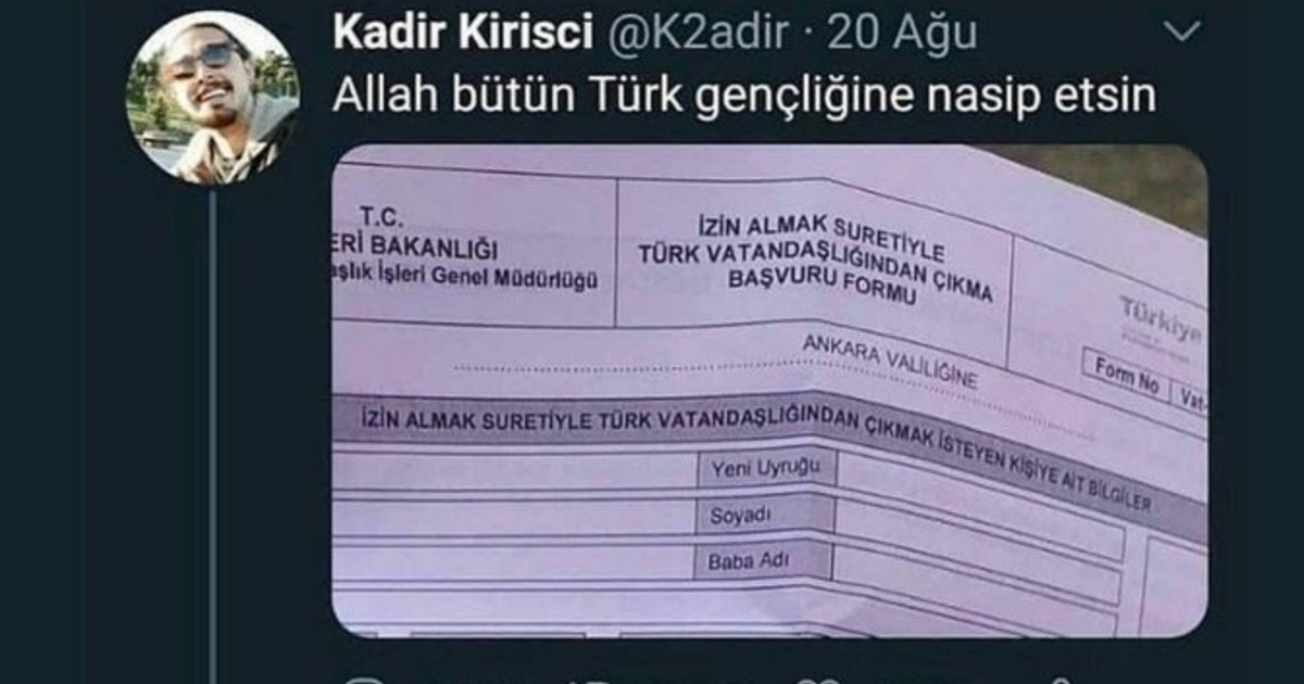 İmkanınız olsa Türk vatandaşlığından çıkar mısınız? KizlarSoruyor İmkanınız olsa Türk vatandaşlığından çıkar mısınız? KizlarSoruyor