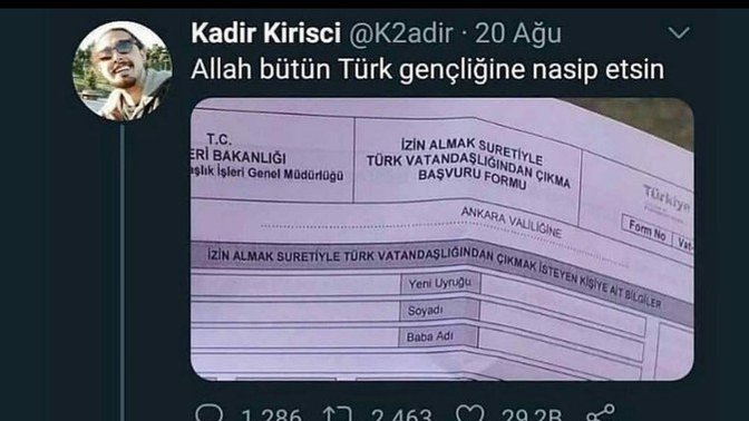 İmkanınız olsa Türk vatandaşlığından çıkar mısınız?