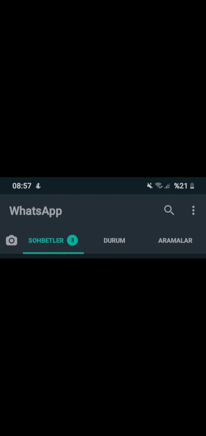 Whatsappda okunmamış kaç mesajınız var?