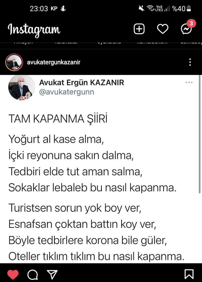 Covid dönemi bir şarkı olsaydı, sizce ne olurdu?