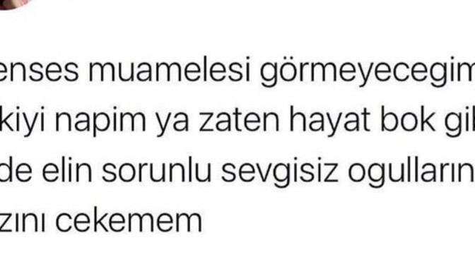 İlgi manyağı olmak benim suçum mu?