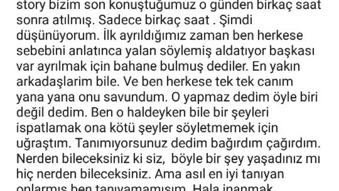 Sadece kendimi suçluyorum. Nasıl bu kadar aptal olabildim?
