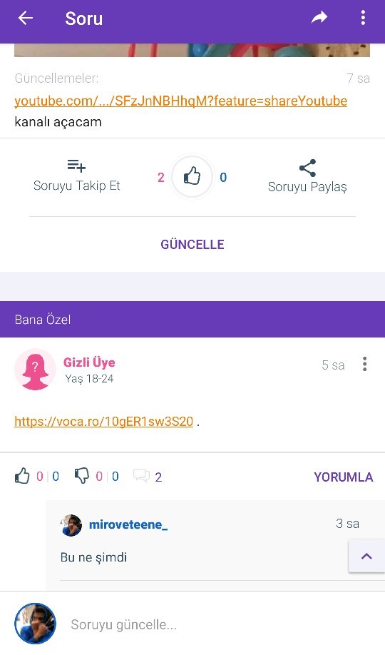 Arkadaşlar burada bu kız ne demek istemiş? Aydınlatıcak biri var mı?
