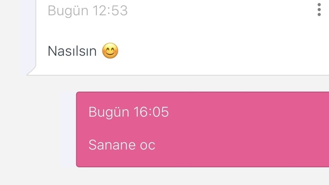 Bu yaptıgım pek hoş bir hareket degil galiba düşünceniz ne?
