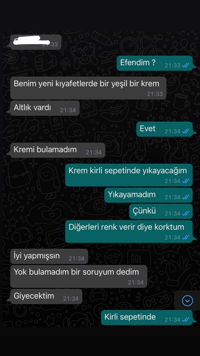 Şimdi ben ne yaptım ki tartışmamız olmustu ama ben normal konuştum?