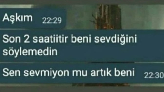 Sevgilinizin gün içerisinde sürekli "seni seviyorum" demesinden rahatsız olur musunuz?