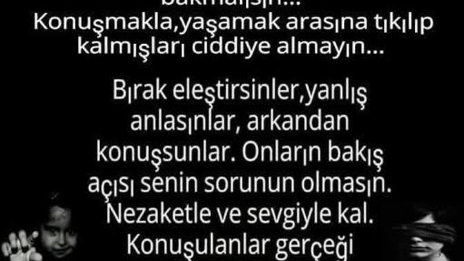 Insanların söyledikleri ne kadar umrunda ?