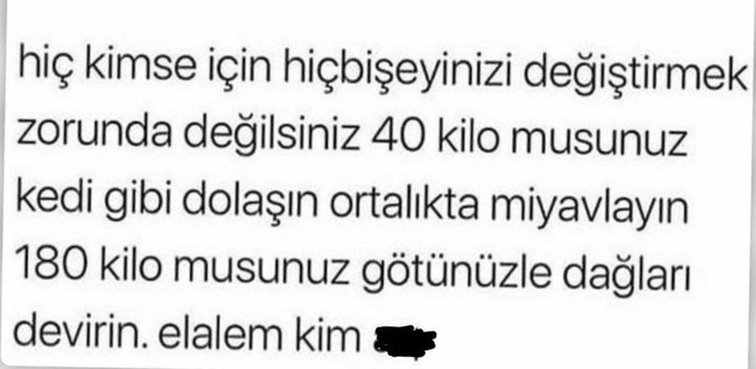 Kim bu elalem ya kim?