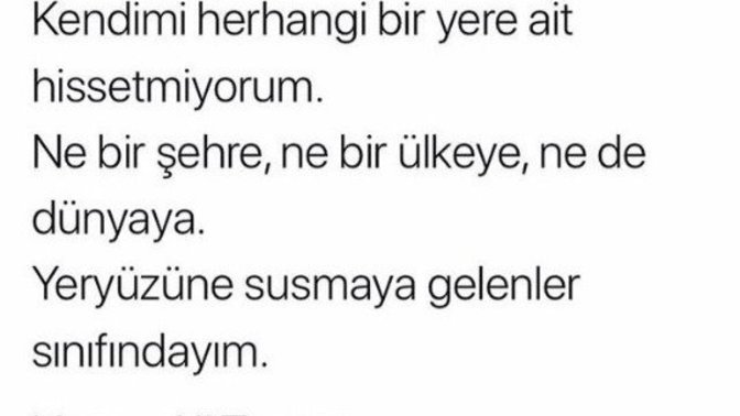 Kendinizi nereye ait hissediyorsunuz?