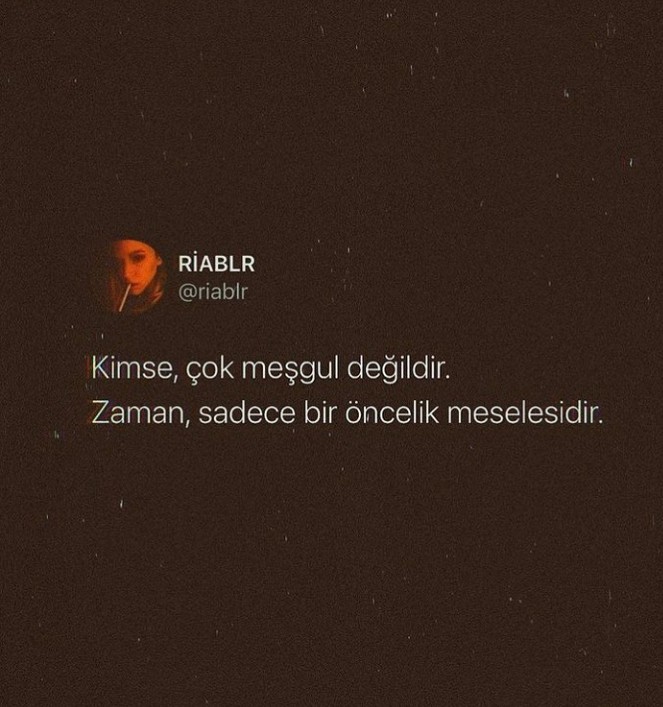 Var mı öncelikleriniz?