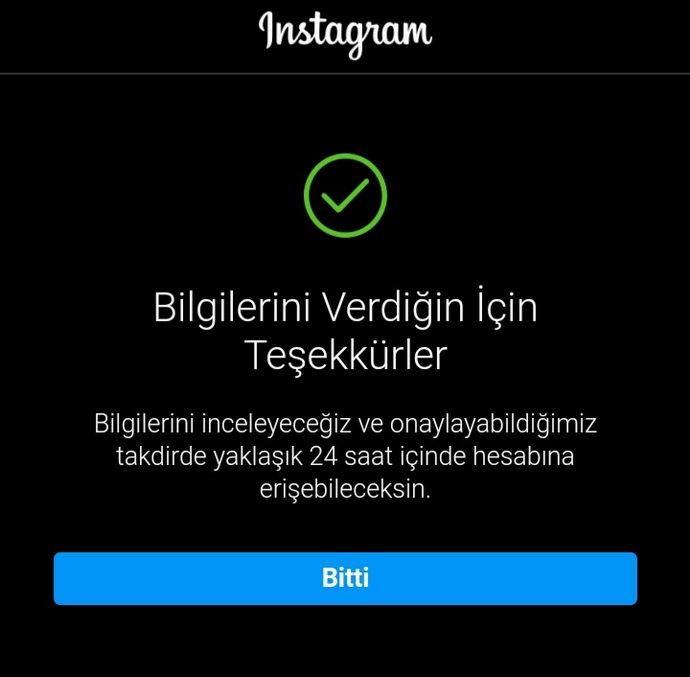 Instagramım incelemeye alındı neden sizce?