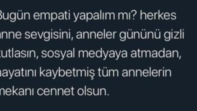 Anneniz ile sosyal medyada Anneler günü fotoğrafı paylaşacak mısınız?
