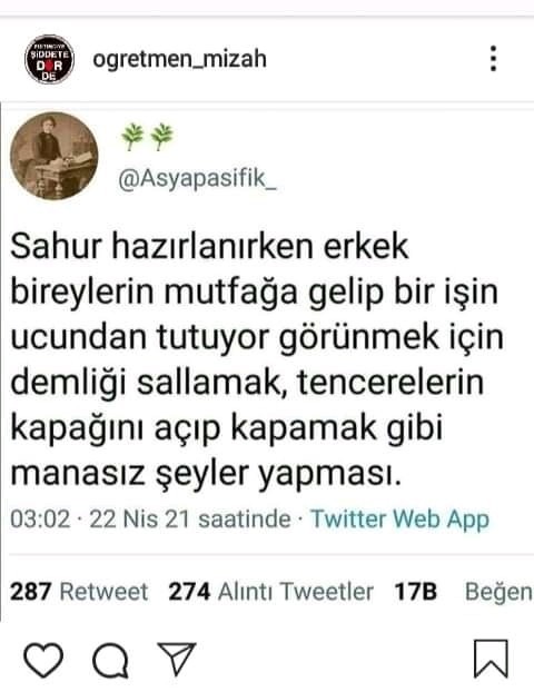 Mutfakta iyi olan erkek/kadın 1-0 önde midir sizin için?