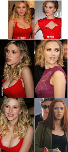 Scarlett johanssonın memelerini küçültmesi hakkında ne düşünüyorsunuz?