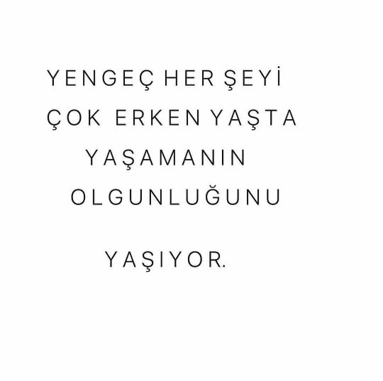 Acaba bunlar hakkinda ne dusunuyorsun?
