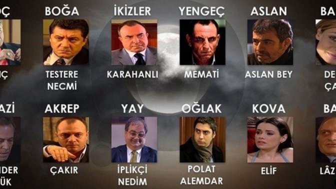Burcuna göre hangi Kurtlar Vadisi karakterisin?