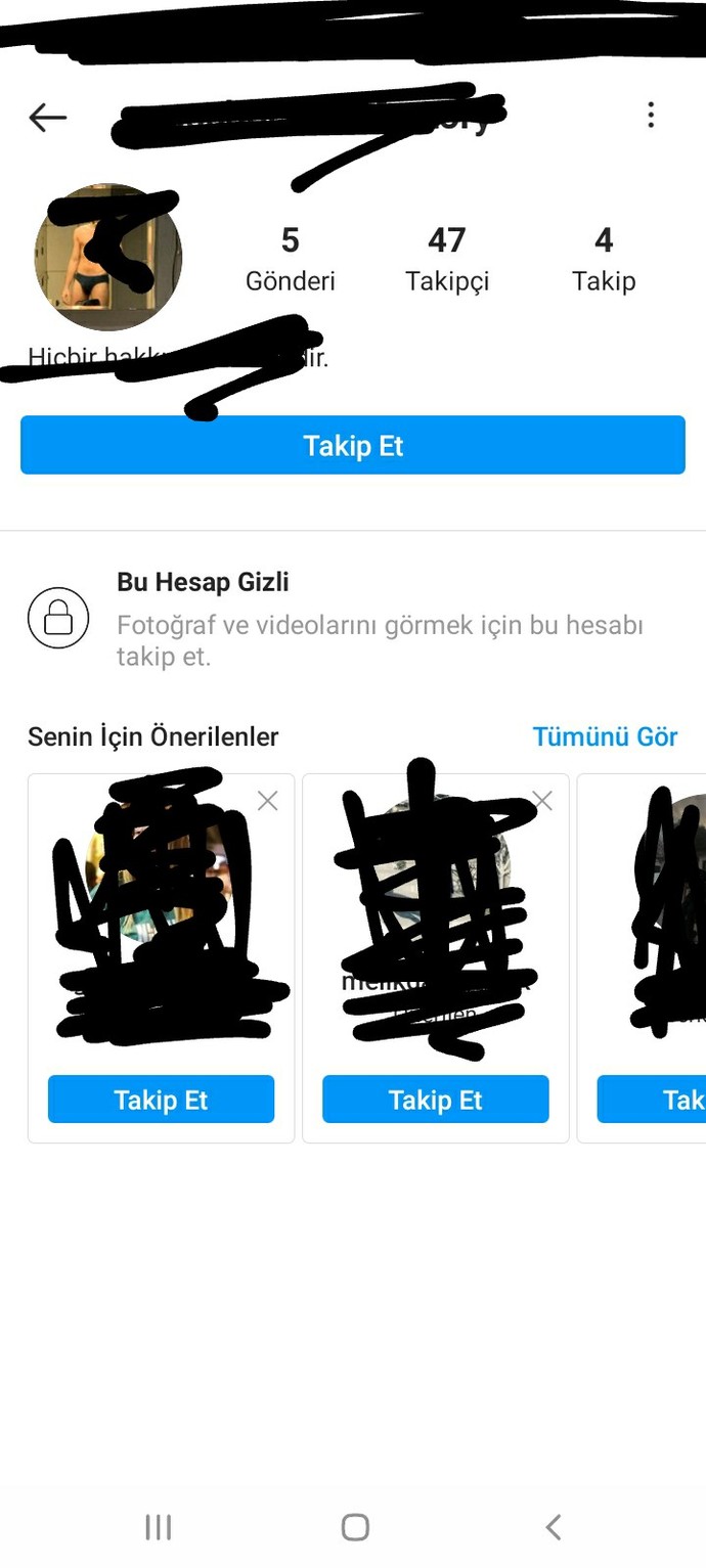 Sevgilimin Fake hesabini buldum napayım?