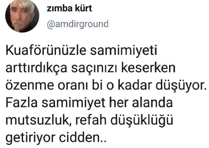 Fazla samimiyetten zarar gelir mi?