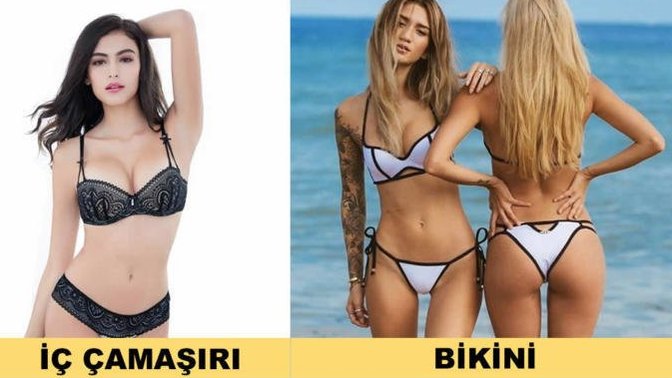 İç çamaşırı ile bikini arasındaki namus farkı nedir?