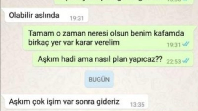 Sevgiliniz sürekli size geç cevap verse ilk ne düşünürsünüz?