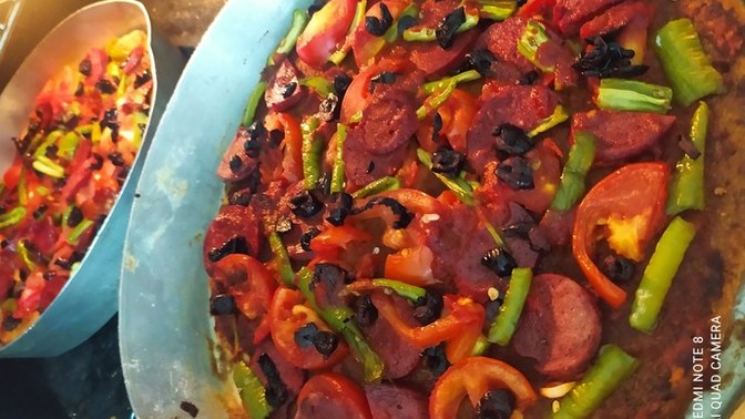 Pizzza yaptim nasıl olmuş?