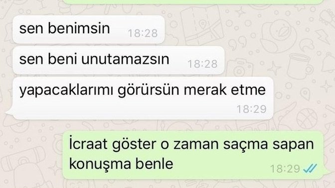 Tehdit eden eski sevgilimden nasıl kurtulabilirim?