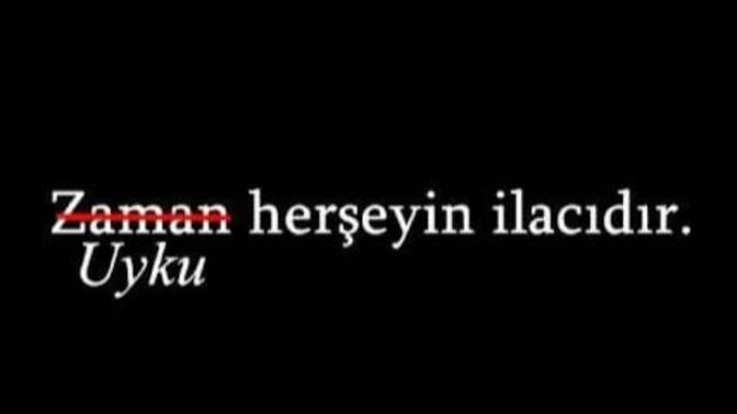 Zaman mı uyku mu her şeyin ilacı?