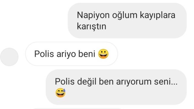 Sizce benimle konuşmak istemiyor gibi değil mi öküz?
