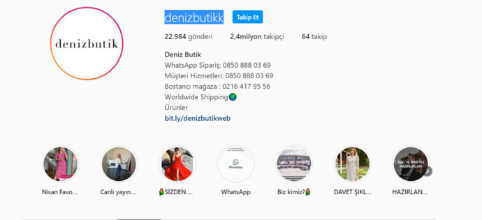 İnstagramdan kıyafet alabileceğim ucuz butikler önerir misiniz?