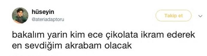 Bayramda Ece Çikolata yiyecek kadar zengin misin?