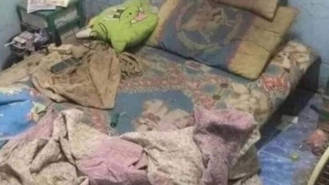 Arkadaşınızın evine gittiniz. Yatağı bu şekilde. Tepkiniz ne olurdu?