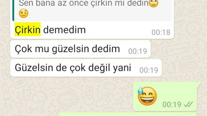 HOŞLANDIĞIM KİŞİ BÖYLE KONUŞUYOR SİZCE OLURU VAR MI?