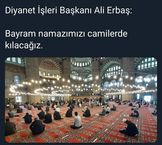 Bayram namazı camilerde kılınacakmış. Bu konu hakkında ne düşünüyorsunuz?