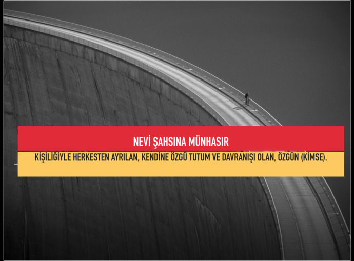 Hayatınızda ki nevi şahsına münhasır kişi veya kişiler kimler?