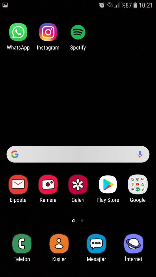 Telefonunux ne? Duvar kağıdı ne kullanıyorsunuz?